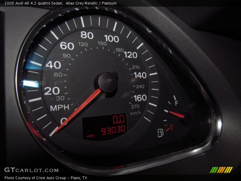 Atlas Grey Metallic / Platinum 2006 Audi A6 4.2 quattro Sedan