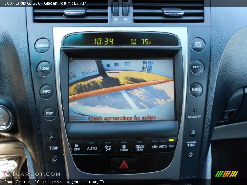 Controls of 2007 GS 350