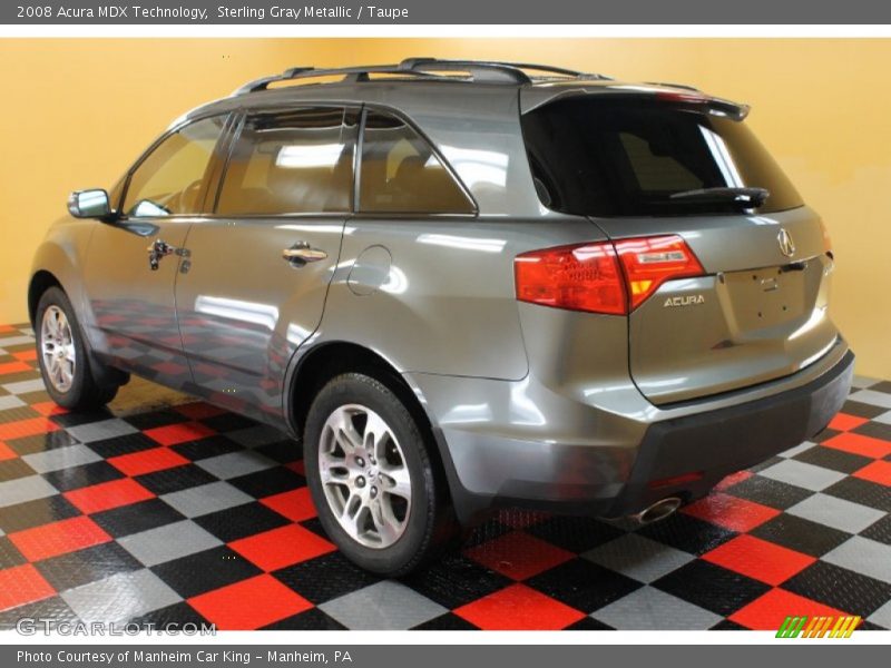 Sterling Gray Metallic / Taupe 2008 Acura MDX Technology