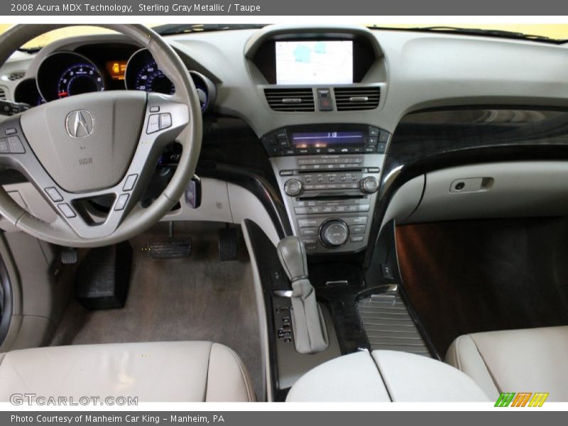 Sterling Gray Metallic / Taupe 2008 Acura MDX Technology