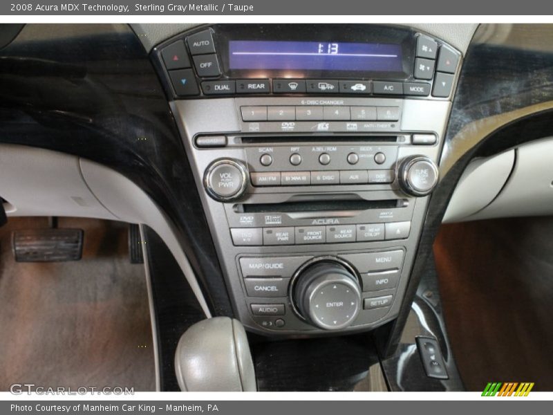 Sterling Gray Metallic / Taupe 2008 Acura MDX Technology