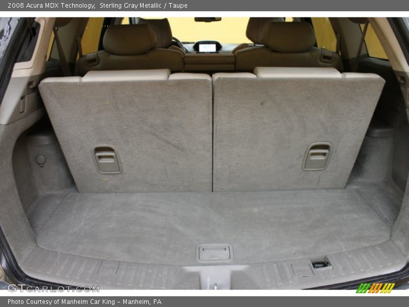 Sterling Gray Metallic / Taupe 2008 Acura MDX Technology