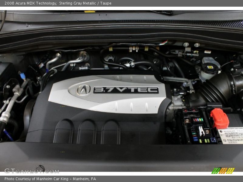 Sterling Gray Metallic / Taupe 2008 Acura MDX Technology