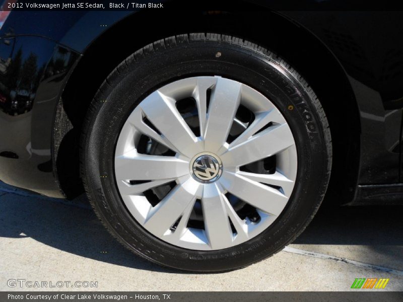 Black / Titan Black 2012 Volkswagen Jetta SE Sedan