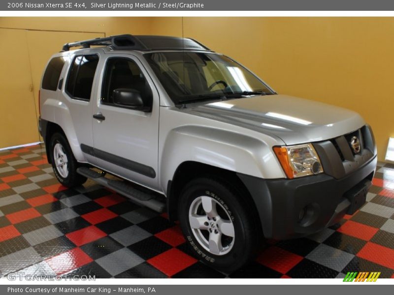 Silver Lightning Metallic / Steel/Graphite 2006 Nissan Xterra SE 4x4