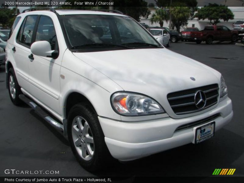 Polar White / Charcoal 2000 Mercedes-Benz ML 320 4Matic