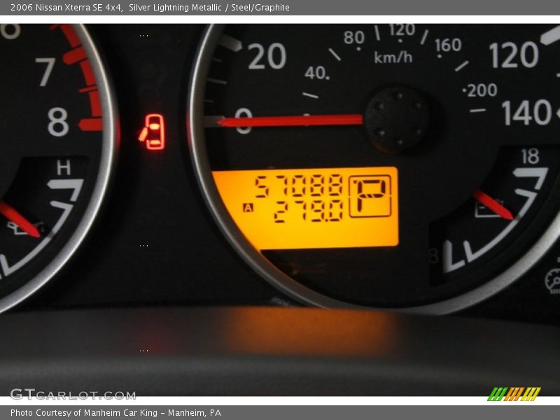 Silver Lightning Metallic / Steel/Graphite 2006 Nissan Xterra SE 4x4
