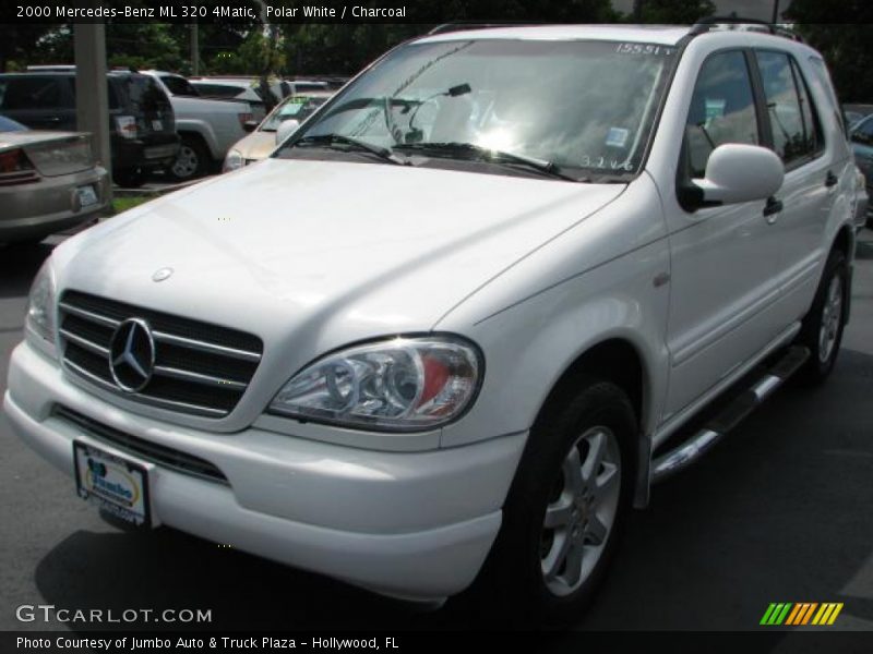 Polar White / Charcoal 2000 Mercedes-Benz ML 320 4Matic