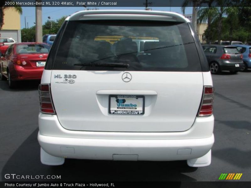 Polar White / Charcoal 2000 Mercedes-Benz ML 320 4Matic