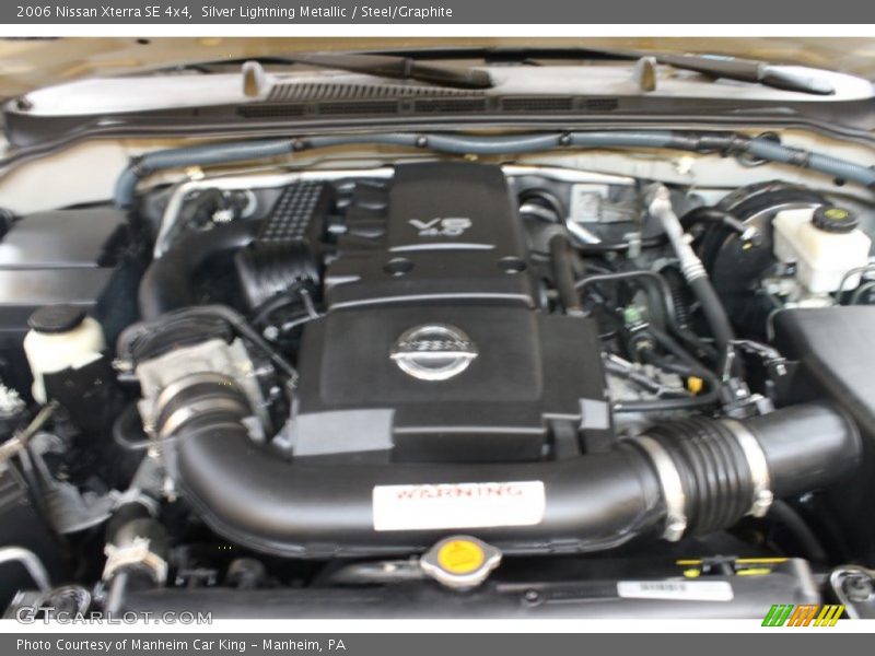 Silver Lightning Metallic / Steel/Graphite 2006 Nissan Xterra SE 4x4