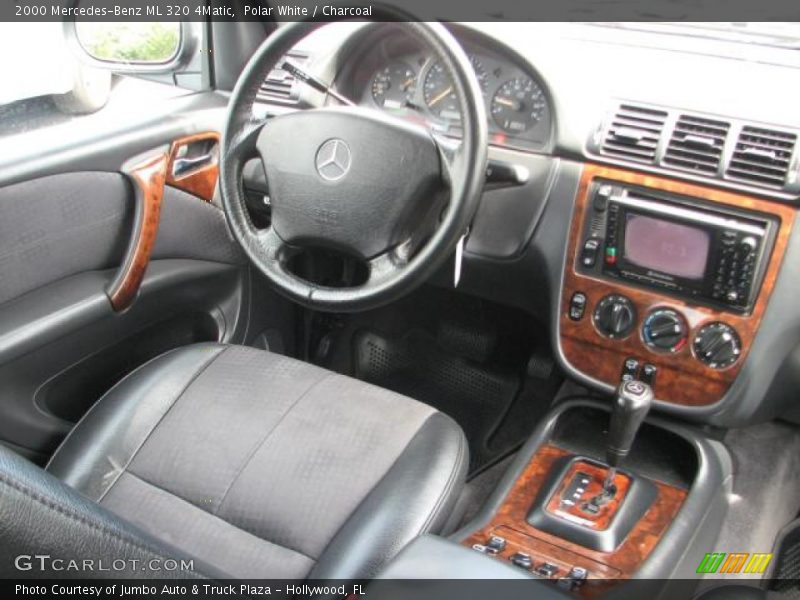 Polar White / Charcoal 2000 Mercedes-Benz ML 320 4Matic