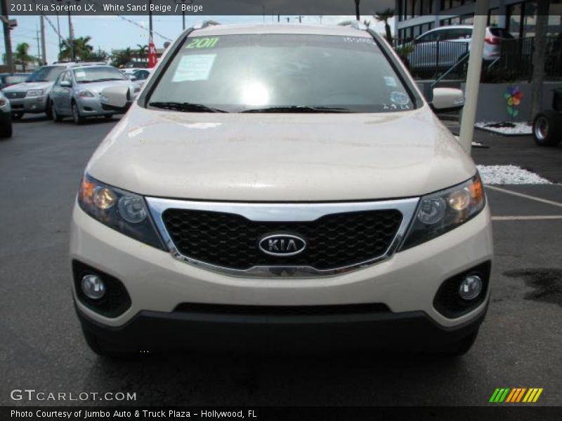 White Sand Beige / Beige 2011 Kia Sorento LX