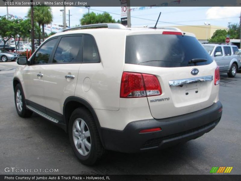 White Sand Beige / Beige 2011 Kia Sorento LX