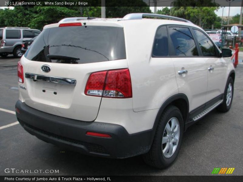 White Sand Beige / Beige 2011 Kia Sorento LX