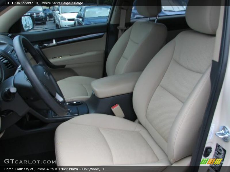 White Sand Beige / Beige 2011 Kia Sorento LX