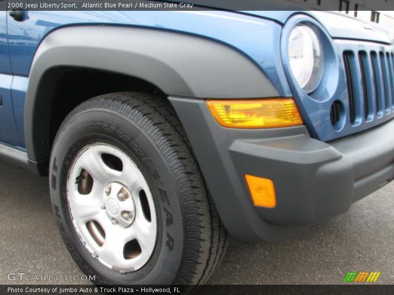 Atlantic Blue Pearl / Medium Slate Gray 2006 Jeep Liberty Sport