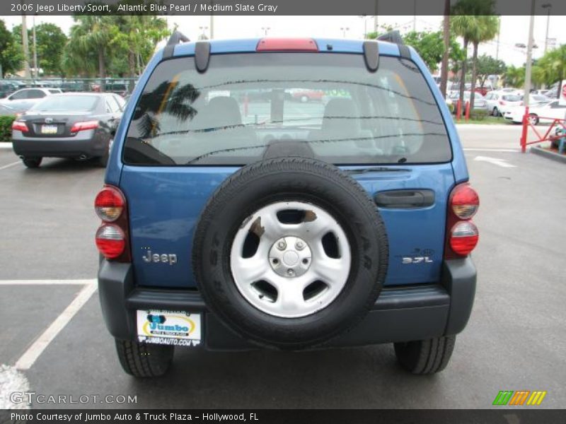 Atlantic Blue Pearl / Medium Slate Gray 2006 Jeep Liberty Sport