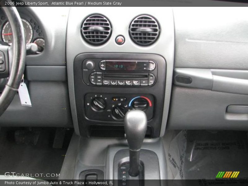 Atlantic Blue Pearl / Medium Slate Gray 2006 Jeep Liberty Sport