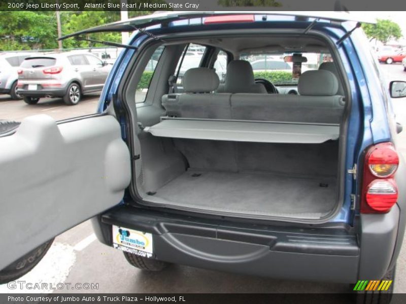Atlantic Blue Pearl / Medium Slate Gray 2006 Jeep Liberty Sport