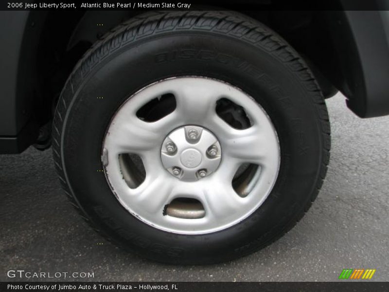 Atlantic Blue Pearl / Medium Slate Gray 2006 Jeep Liberty Sport