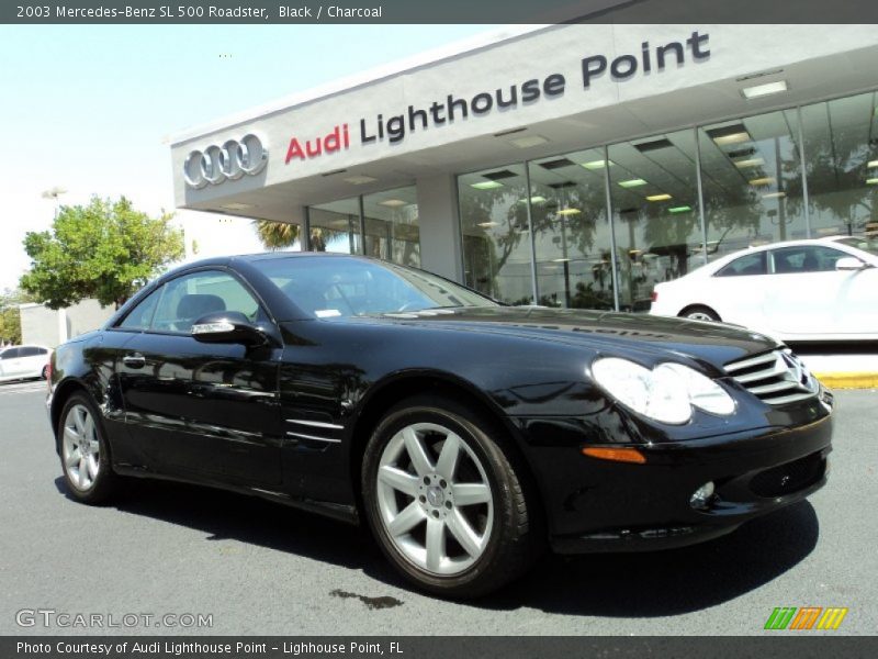 Black / Charcoal 2003 Mercedes-Benz SL 500 Roadster