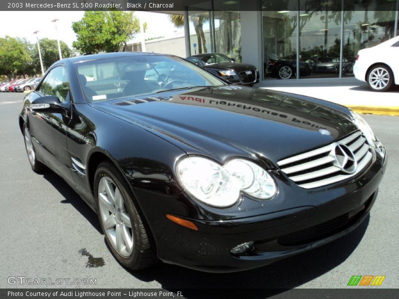 Black / Charcoal 2003 Mercedes-Benz SL 500 Roadster