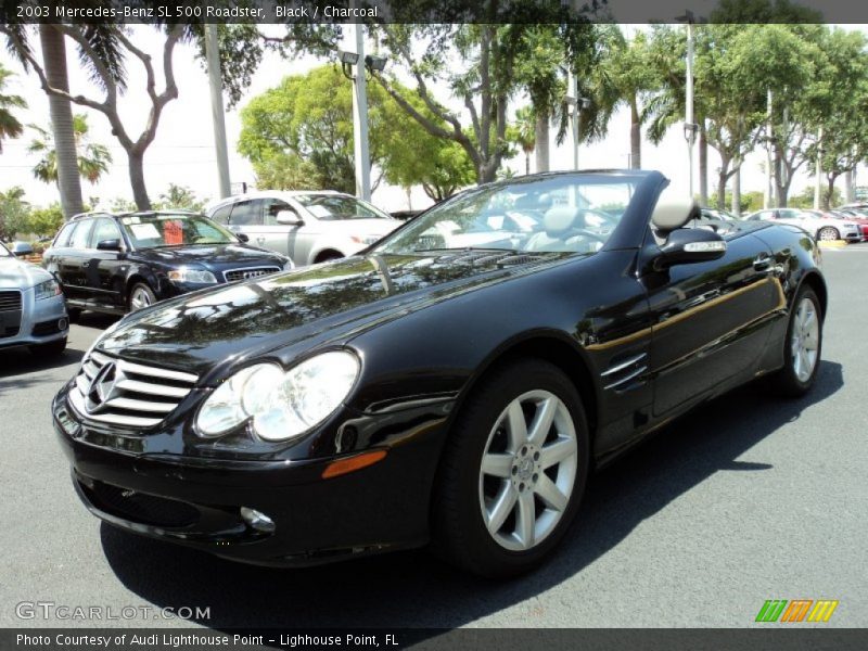 Black / Charcoal 2003 Mercedes-Benz SL 500 Roadster