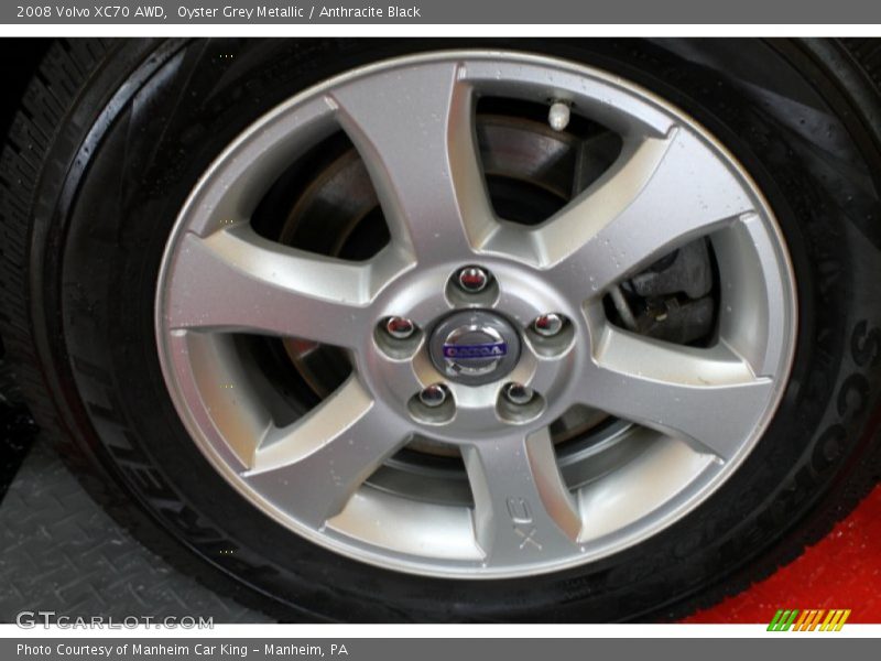 Oyster Grey Metallic / Anthracite Black 2008 Volvo XC70 AWD