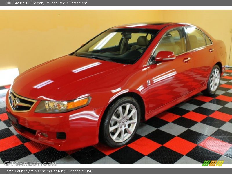 Milano Red / Parchment 2008 Acura TSX Sedan