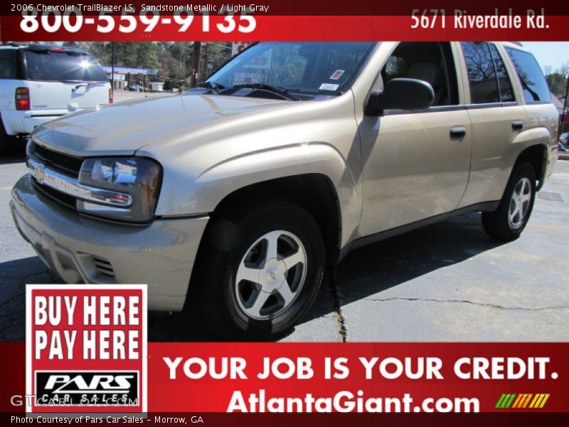 Sandstone Metallic / Light Gray 2006 Chevrolet TrailBlazer LS