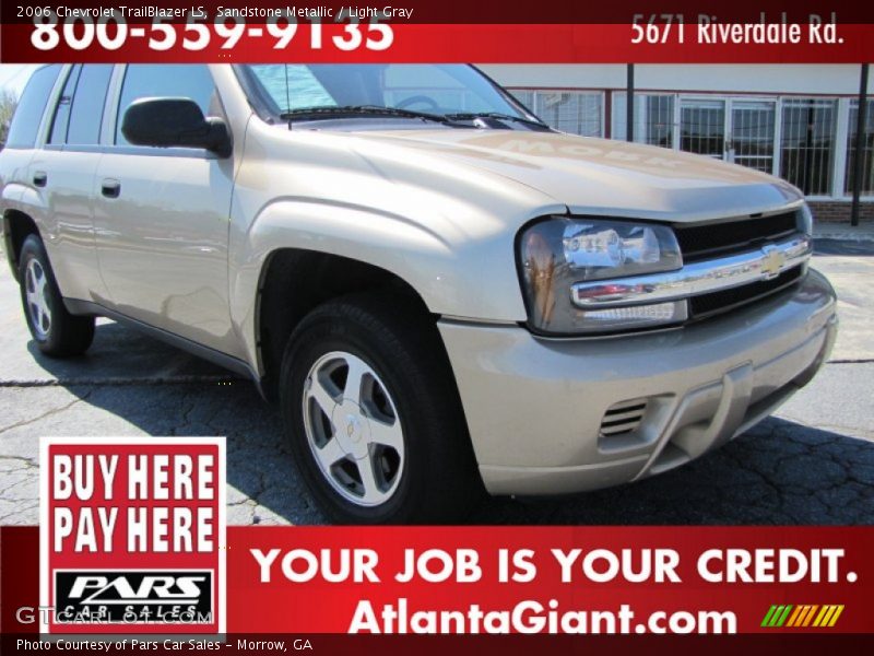 Sandstone Metallic / Light Gray 2006 Chevrolet TrailBlazer LS