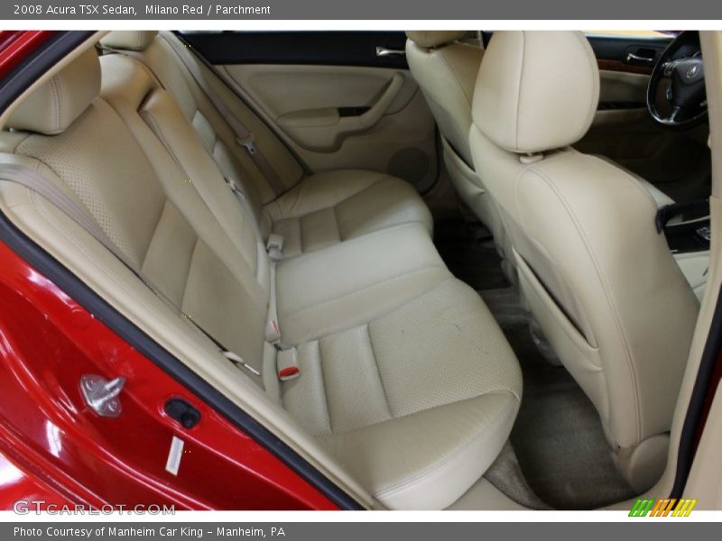 Milano Red / Parchment 2008 Acura TSX Sedan