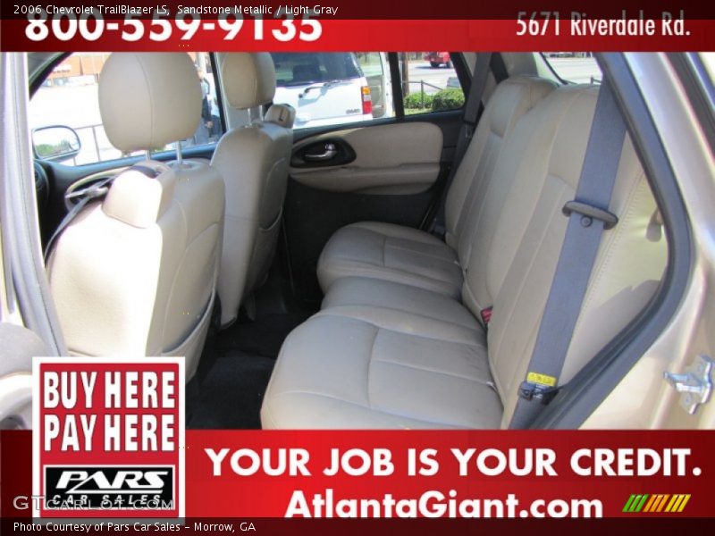 Sandstone Metallic / Light Gray 2006 Chevrolet TrailBlazer LS