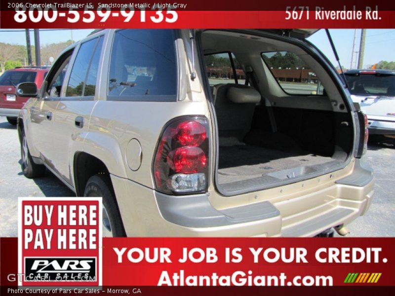 Sandstone Metallic / Light Gray 2006 Chevrolet TrailBlazer LS