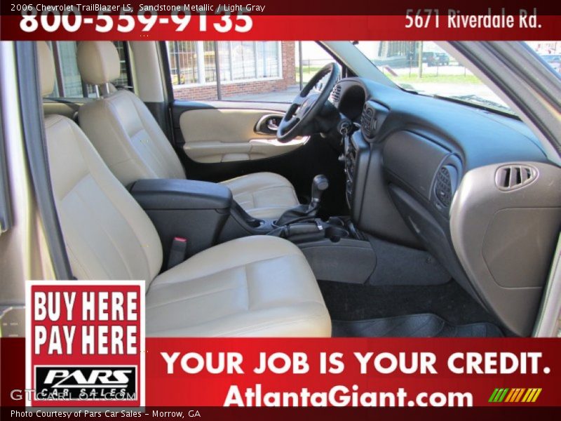 Sandstone Metallic / Light Gray 2006 Chevrolet TrailBlazer LS
