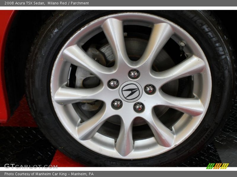 Milano Red / Parchment 2008 Acura TSX Sedan