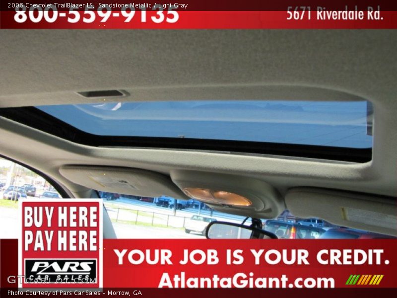 Sandstone Metallic / Light Gray 2006 Chevrolet TrailBlazer LS
