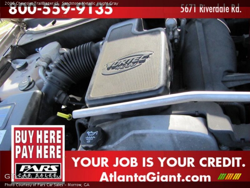 Sandstone Metallic / Light Gray 2006 Chevrolet TrailBlazer LS