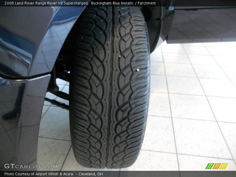 Buckingham Blue Metallic / Parchment 2008 Land Rover Range Rover V8 Supercharged