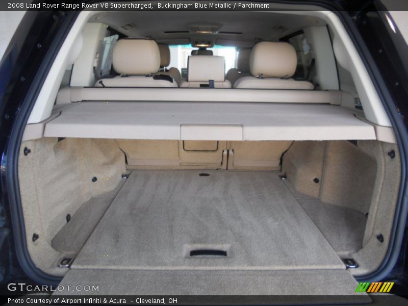 Buckingham Blue Metallic / Parchment 2008 Land Rover Range Rover V8 Supercharged