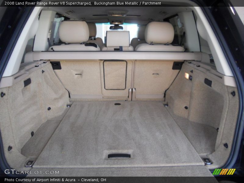 Buckingham Blue Metallic / Parchment 2008 Land Rover Range Rover V8 Supercharged