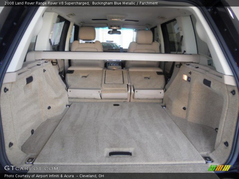 Buckingham Blue Metallic / Parchment 2008 Land Rover Range Rover V8 Supercharged