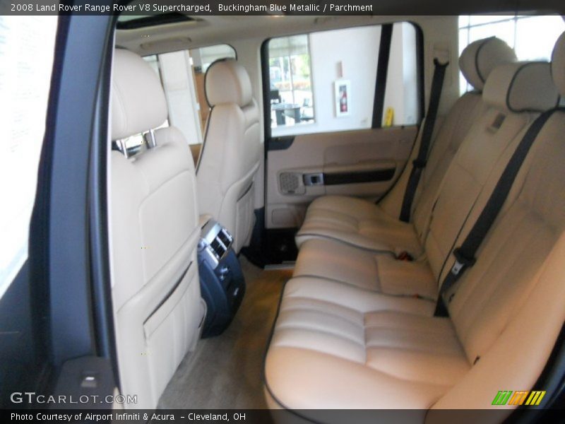 Buckingham Blue Metallic / Parchment 2008 Land Rover Range Rover V8 Supercharged
