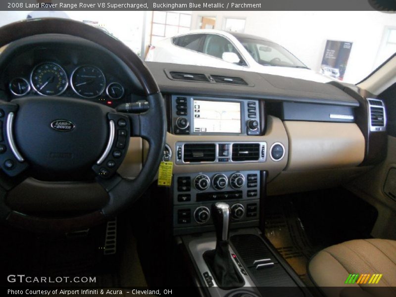 Buckingham Blue Metallic / Parchment 2008 Land Rover Range Rover V8 Supercharged