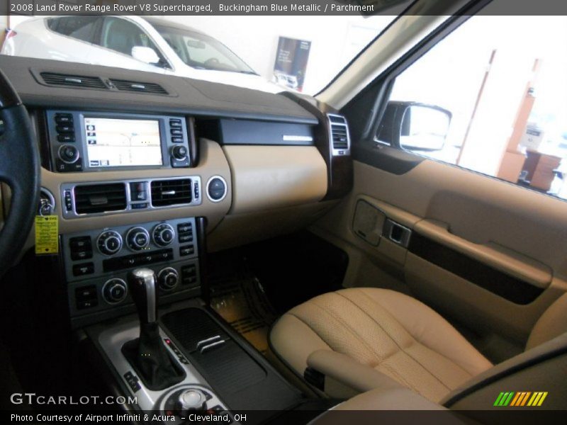Buckingham Blue Metallic / Parchment 2008 Land Rover Range Rover V8 Supercharged
