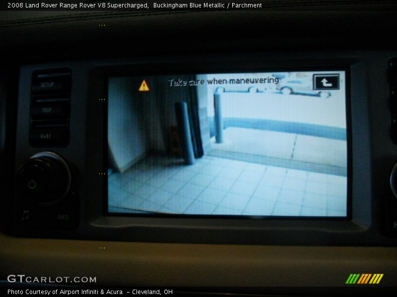 Buckingham Blue Metallic / Parchment 2008 Land Rover Range Rover V8 Supercharged