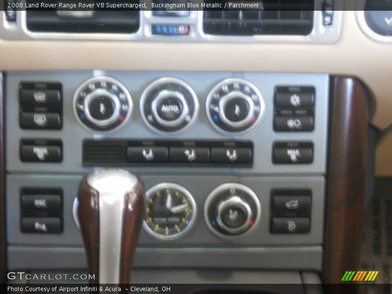 Buckingham Blue Metallic / Parchment 2008 Land Rover Range Rover V8 Supercharged