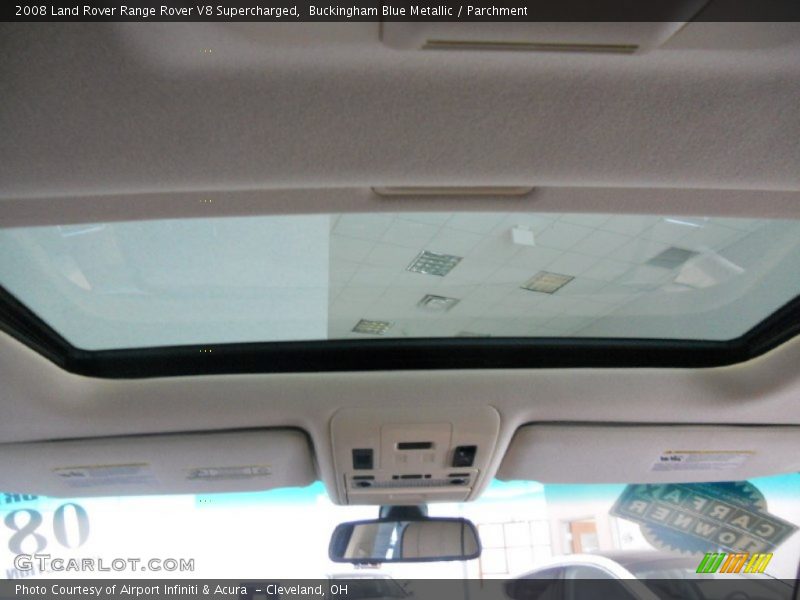 Buckingham Blue Metallic / Parchment 2008 Land Rover Range Rover V8 Supercharged