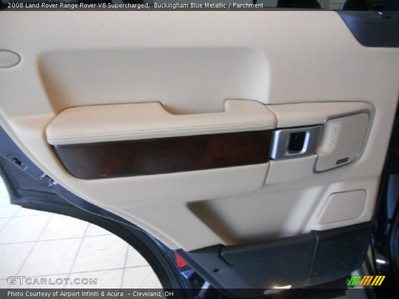 Buckingham Blue Metallic / Parchment 2008 Land Rover Range Rover V8 Supercharged
