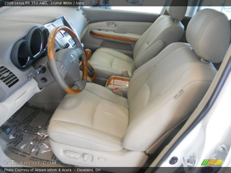 Crystal White / Ivory 2008 Lexus RX 350 AWD